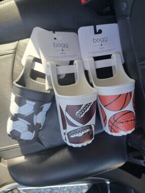 DISCOUNT SHIPPING..... Bogg Bag Cup clip holder Sports Theme ****this is for one